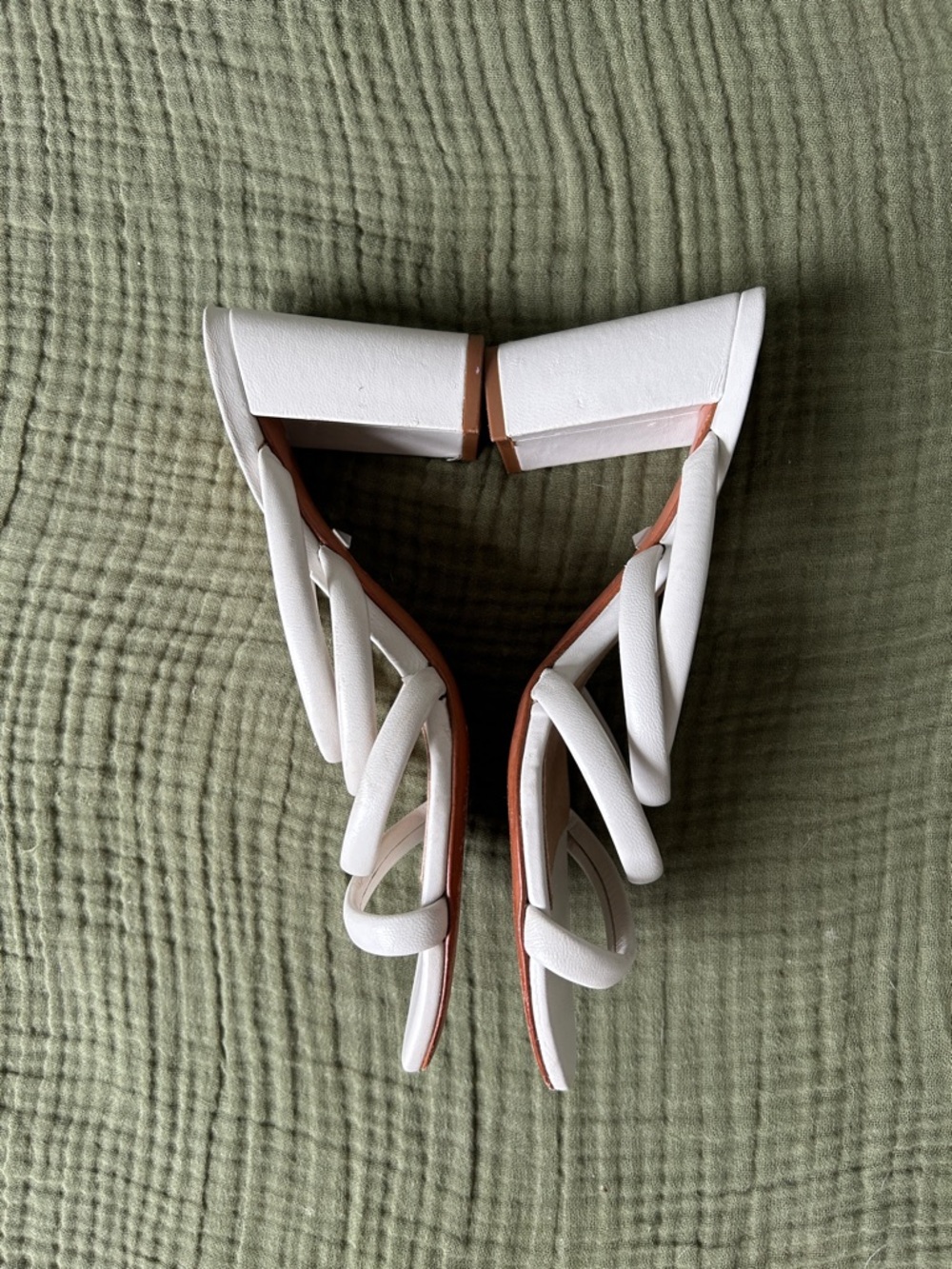 Schutz Strappy Block Heel Sandal - Picture 2 of 6